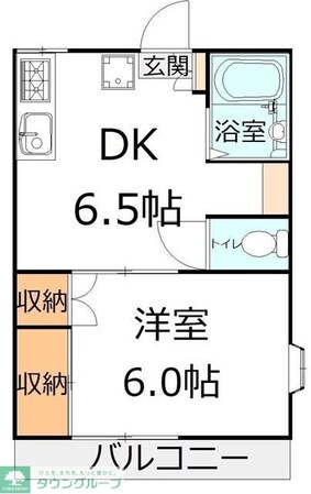 さつきコーポの物件間取画像